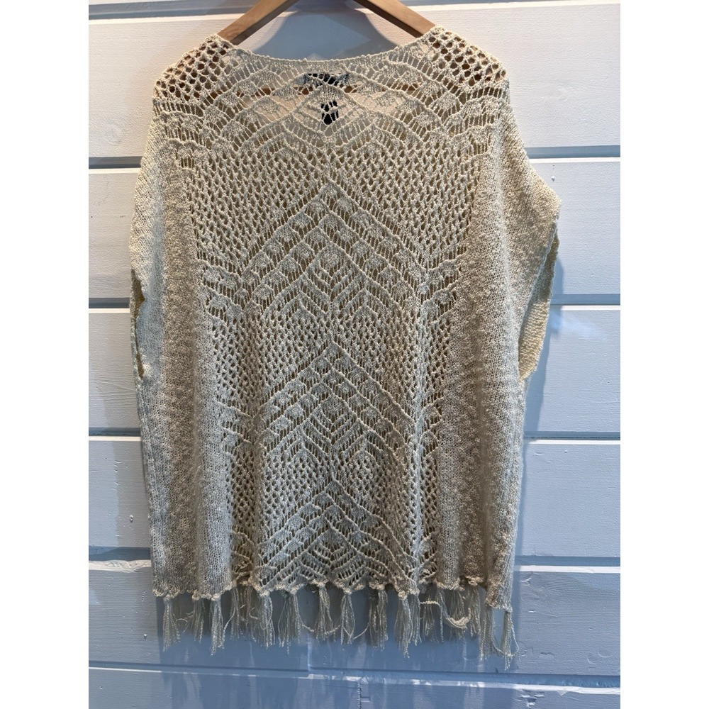 STYLE & CO Women Knit Cream Sweater Size 2X Sleeveless Pullover Top,